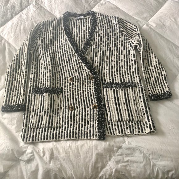 Zara Maternity Structured Knit Sweater - Picture 2 of 4